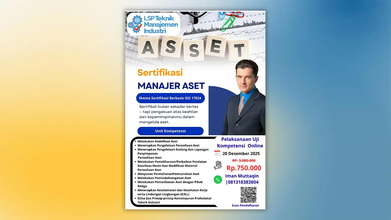 Promosi Akhir Tahun 2025 : Sertifikasi Manajer Aset