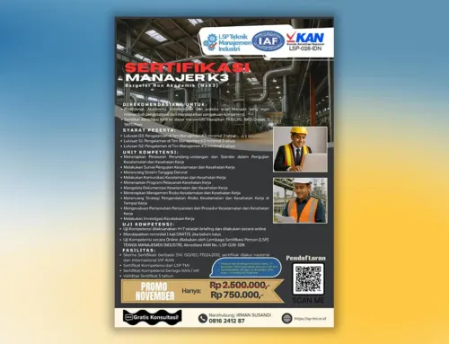 Promosi Akhir Tahun 2025 : Sertifikasi Manajer K3