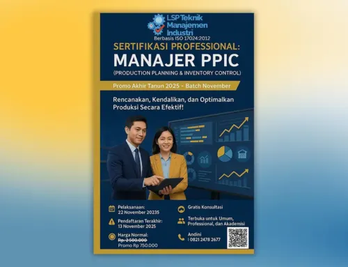 PROMO AKHIR TAHUN 2025 : SERTIFIKASI MANAJER PPIC