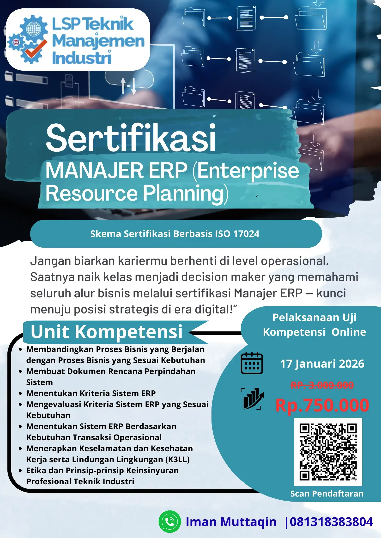 Promo Januari 2026 : Manajer ERP (Enterprise Resource Planning)