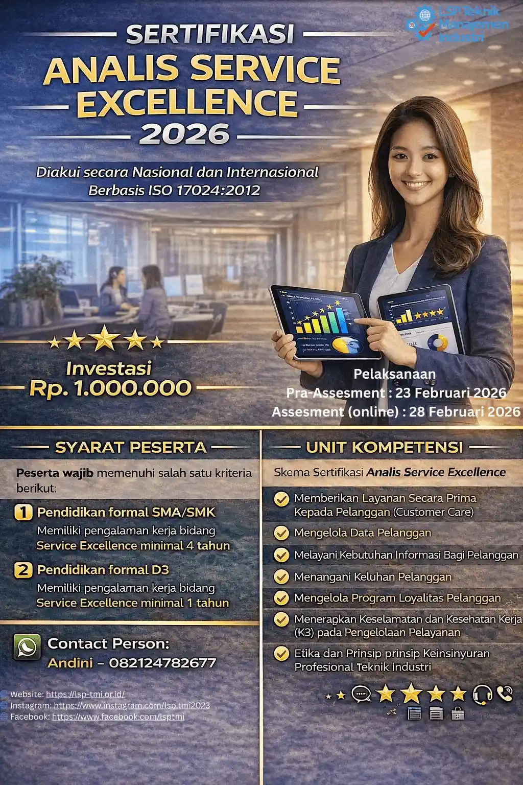 Februari 2026 : ANALIS SERVICE EXCELLENCE