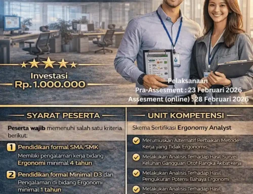 Februari 2026 : ERGONOMY ANALYST
