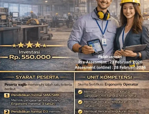 Februari 2026 : ERGONOMY OPERATOR