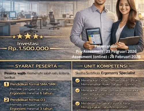 Februari 2026 : Ergonomy Specialist