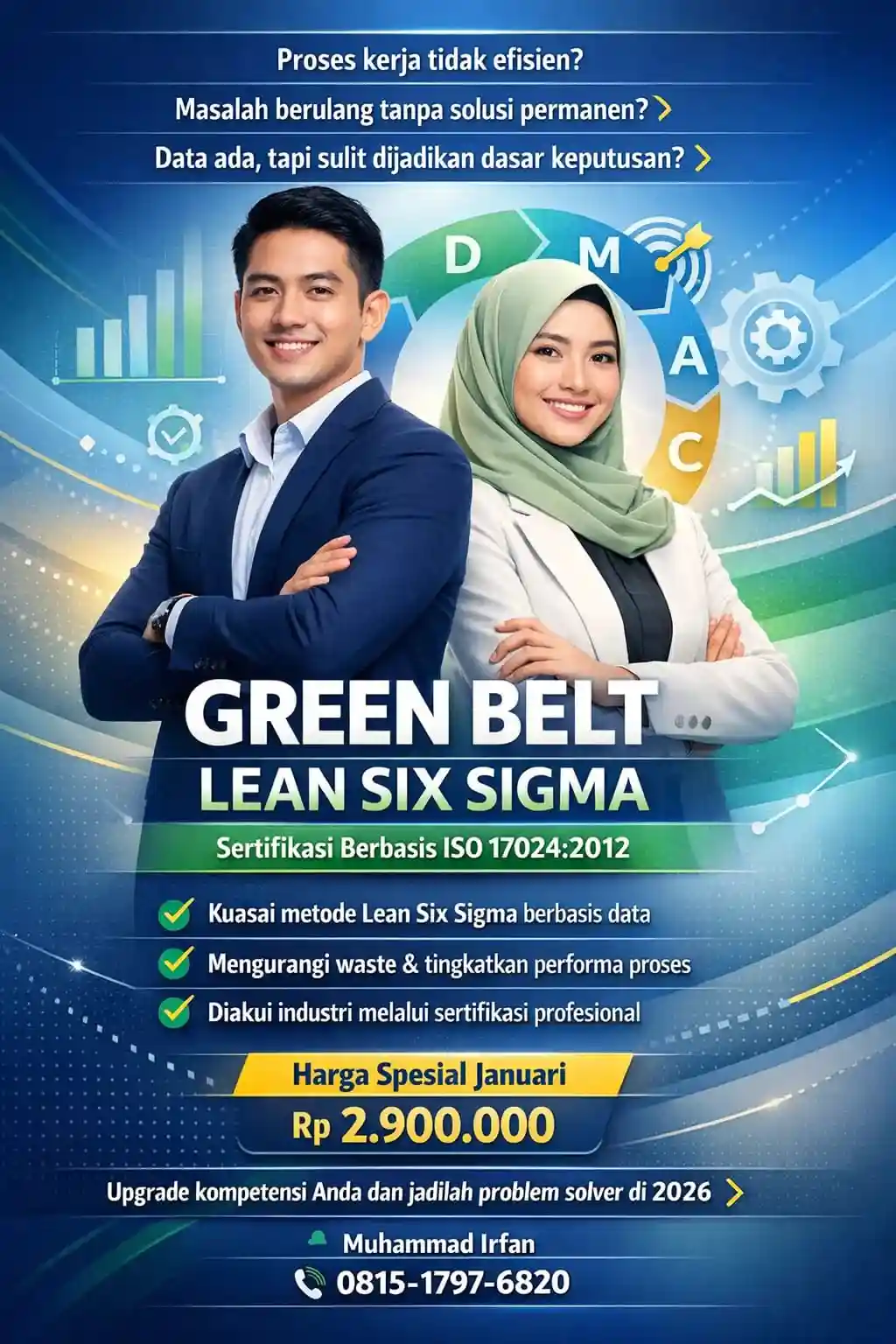 Promo Januari 2026 : GREEN BELT LEAN SIX SIGMA