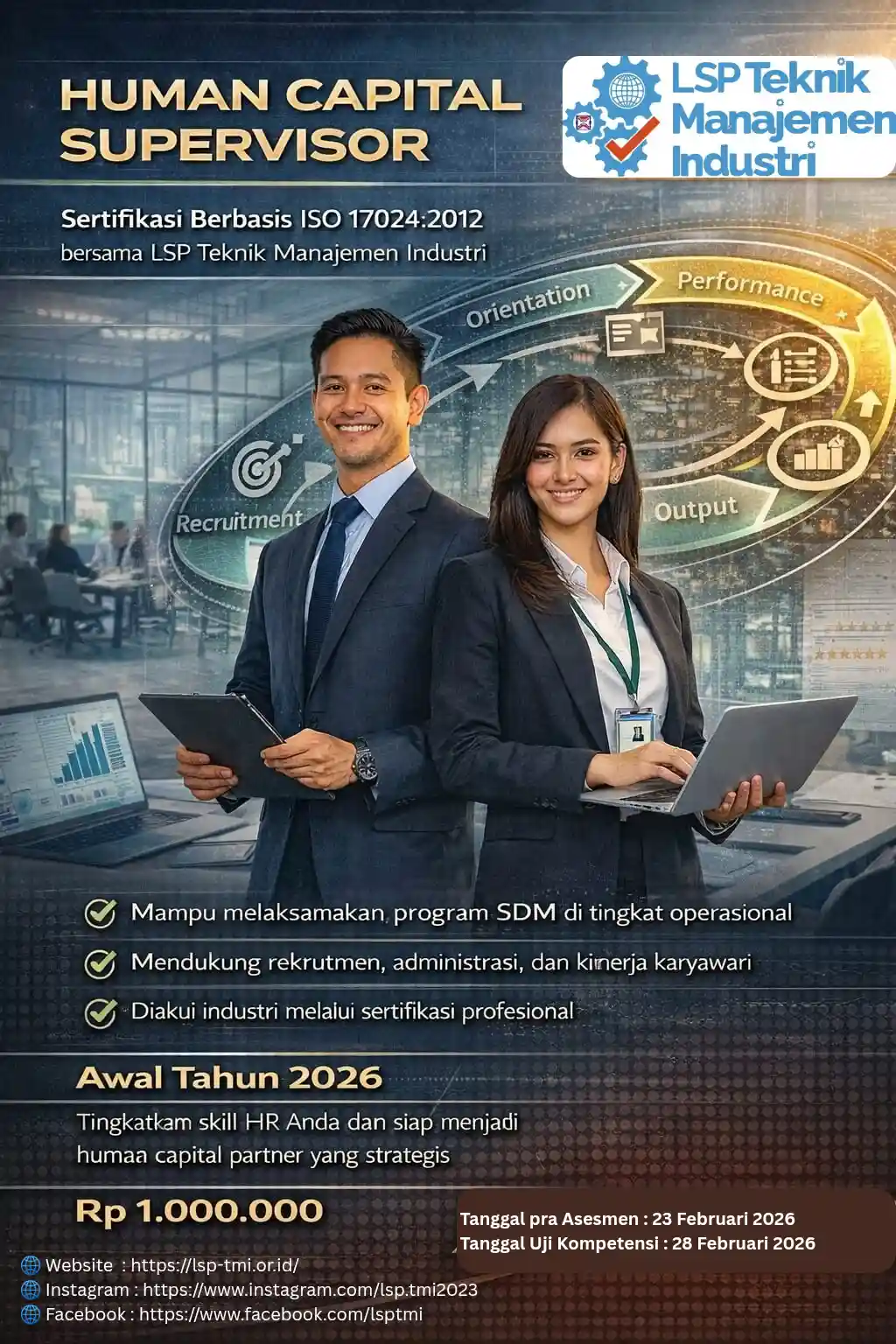 Februari 2026 : SERTIFIKASI HUMAN CAPITAL SUPERVISOR