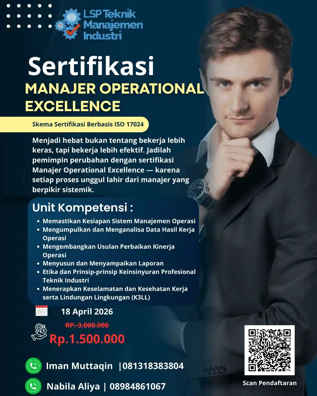 April 2026 :  Manajer Operational Excellence