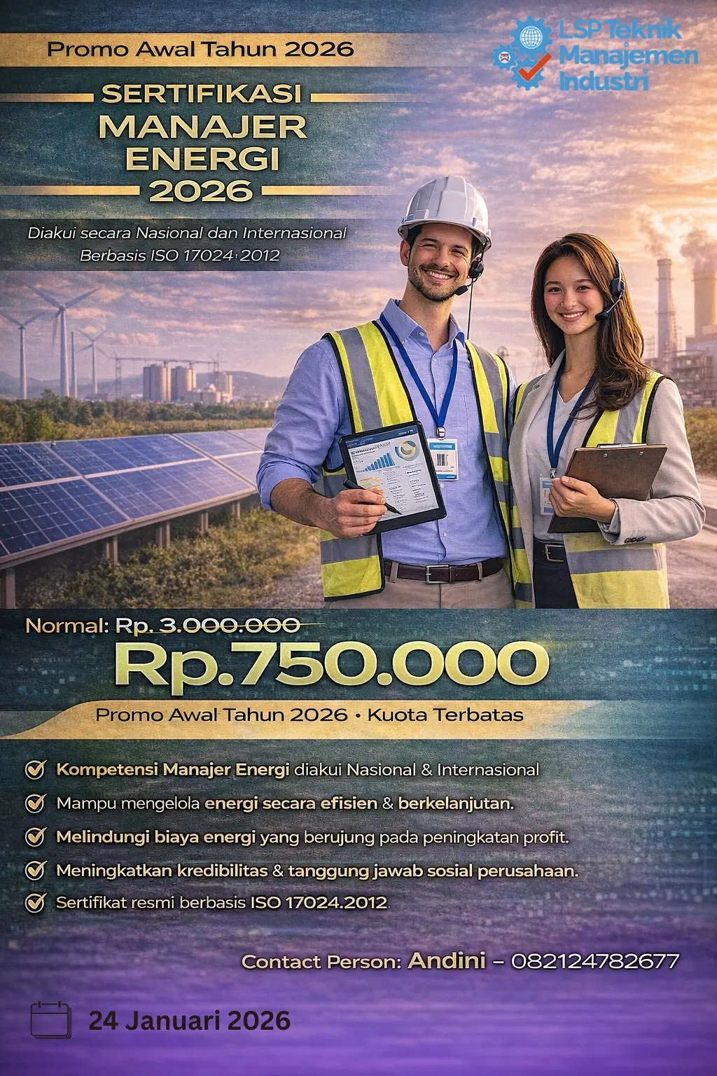 Promo Januari 2026 : Manajer Energi