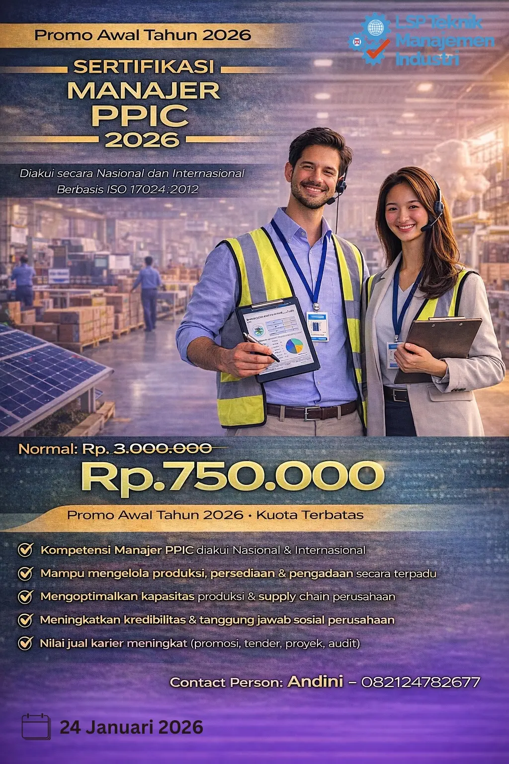 Promo Januari 2026 : Manajer PPIC
