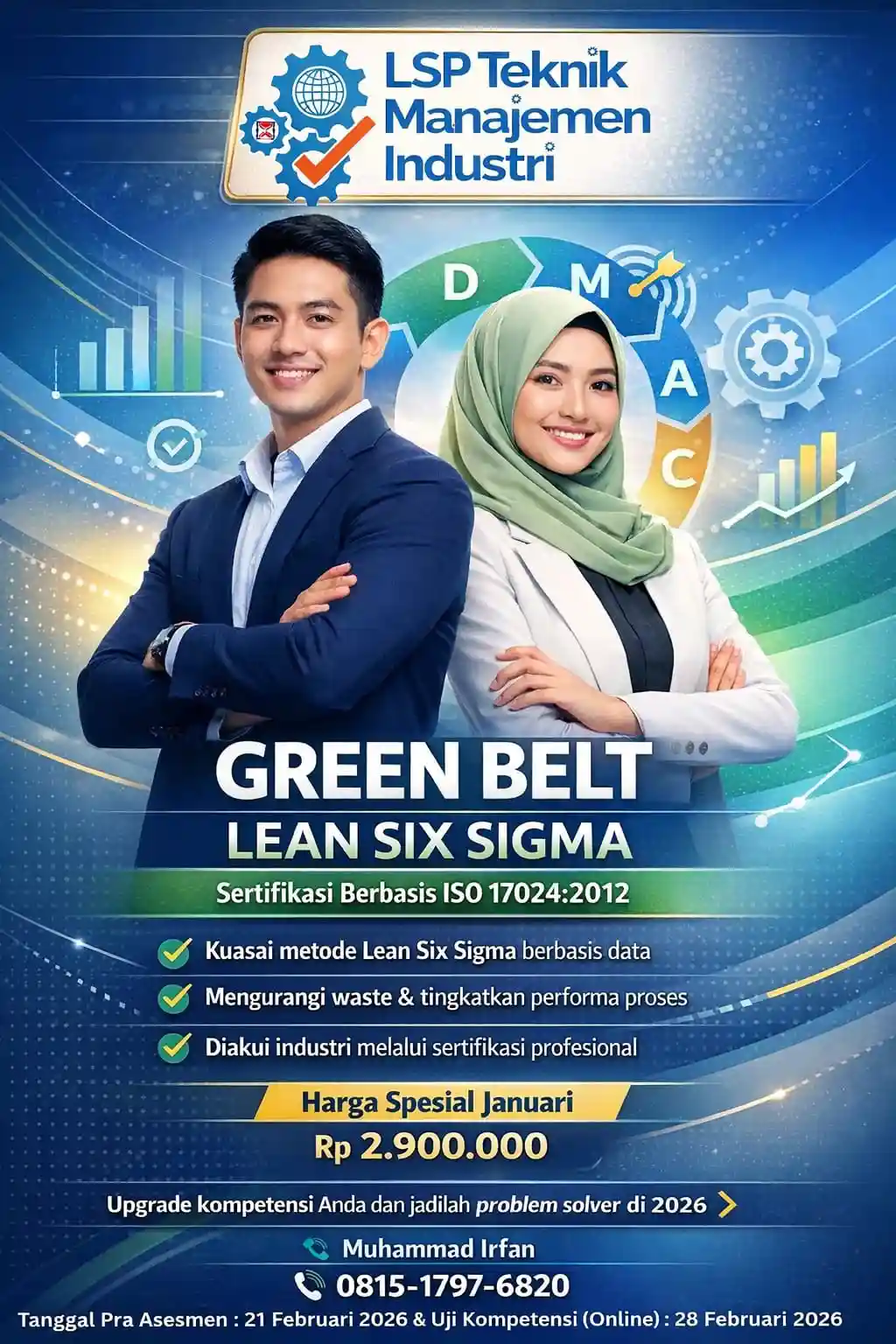 Februari 2026 : GREEN BELT LEAN SIX SIGMA