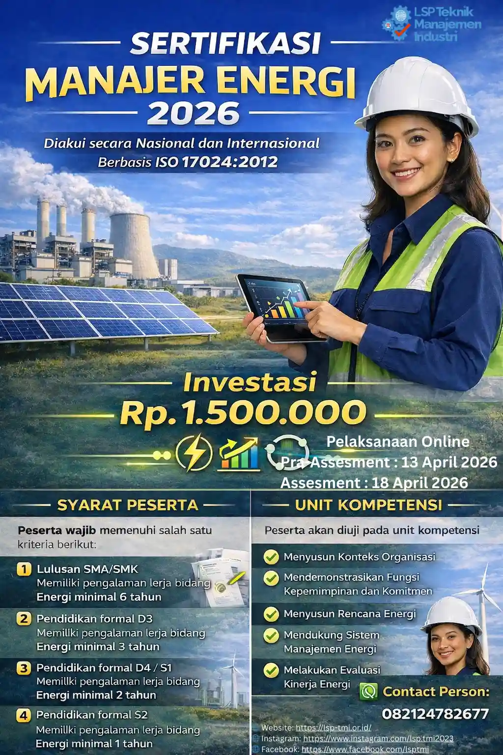 April 2026 : Manajer Energi