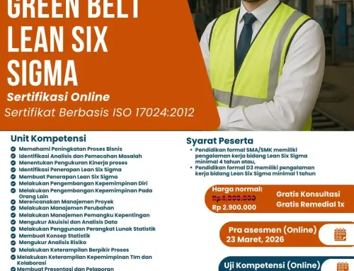 Maret 2026 : GREEN BELT LEAN SIX SIGMA