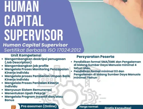 Maret 2026 : SERTIFIKASI HUMAN CAPITAL SUPERVISOR