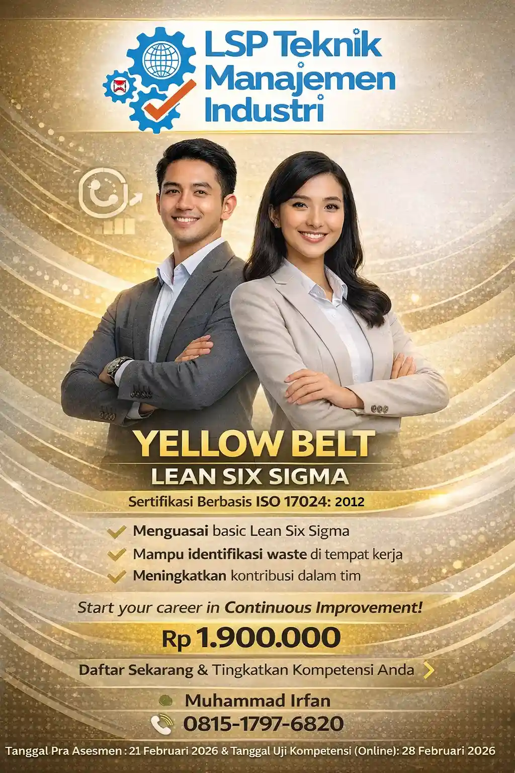 Februari 2026 : YELLOW BELT LEAN SIX SIGMA