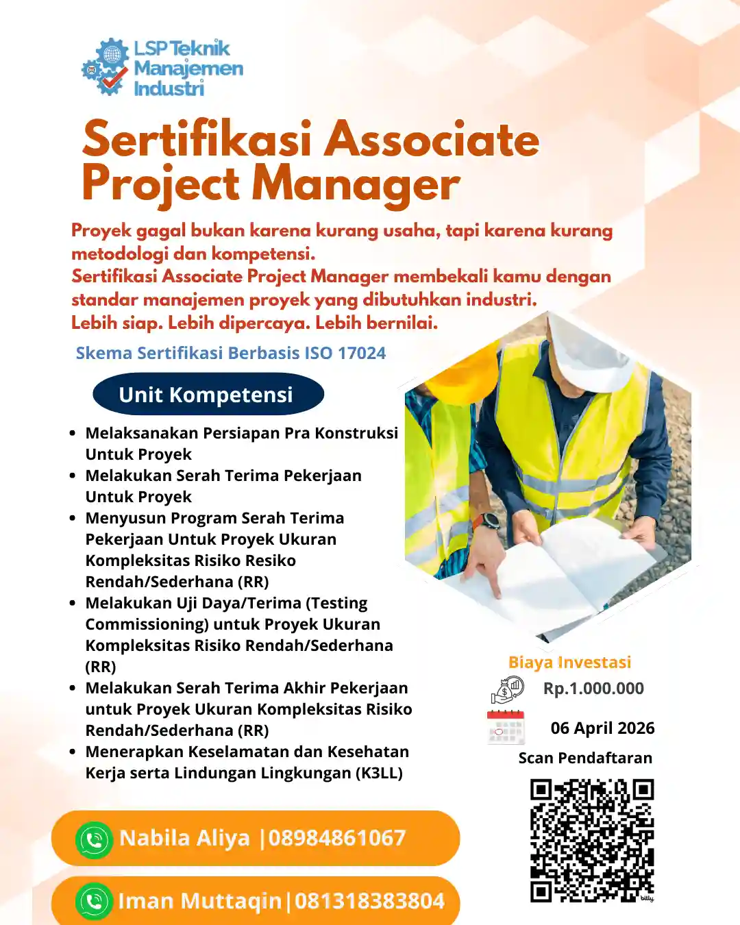 April 2026 : Sertifikasi Associate Project Manager