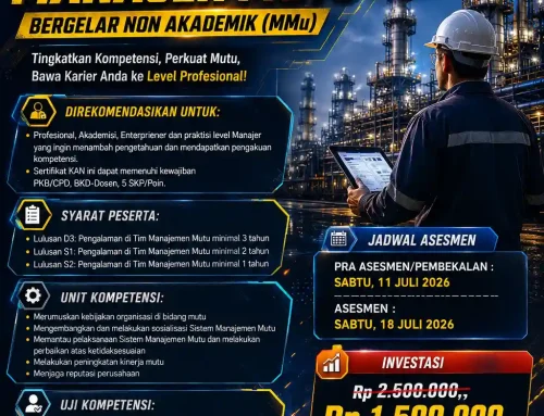 Juli 2026 : MANAJER MUTU
