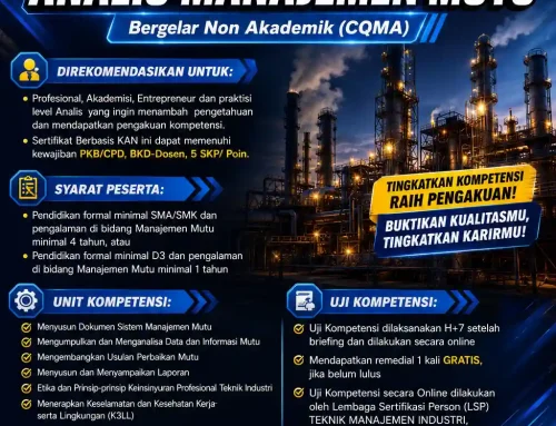Juli 2026 : ANALIS MANAJEMEN MUTU