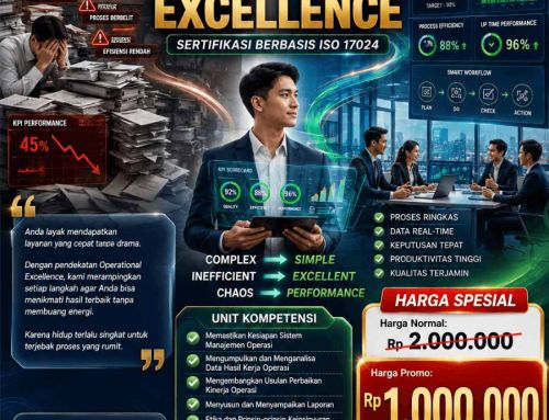 Juli 2026 :  Sertifikasi Analis Operational Excellence