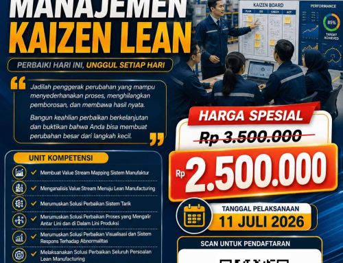 Juli 2026 :  Sertifikasi Manajemen Kaizen Lean
