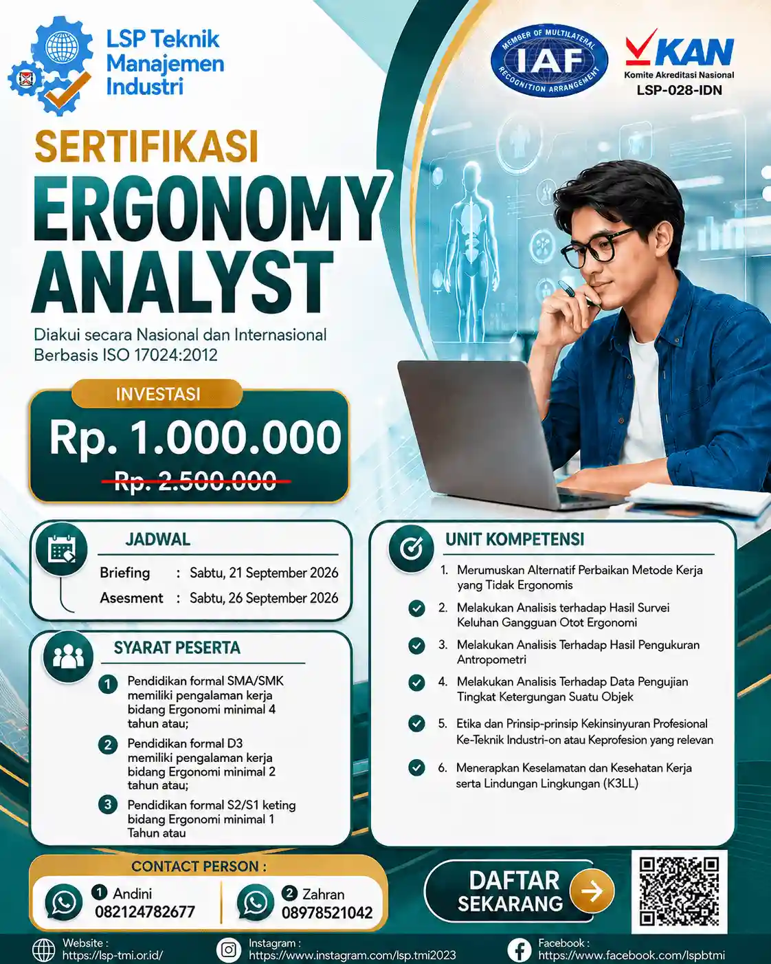 September 2026 : ERGONOMY ANALYST