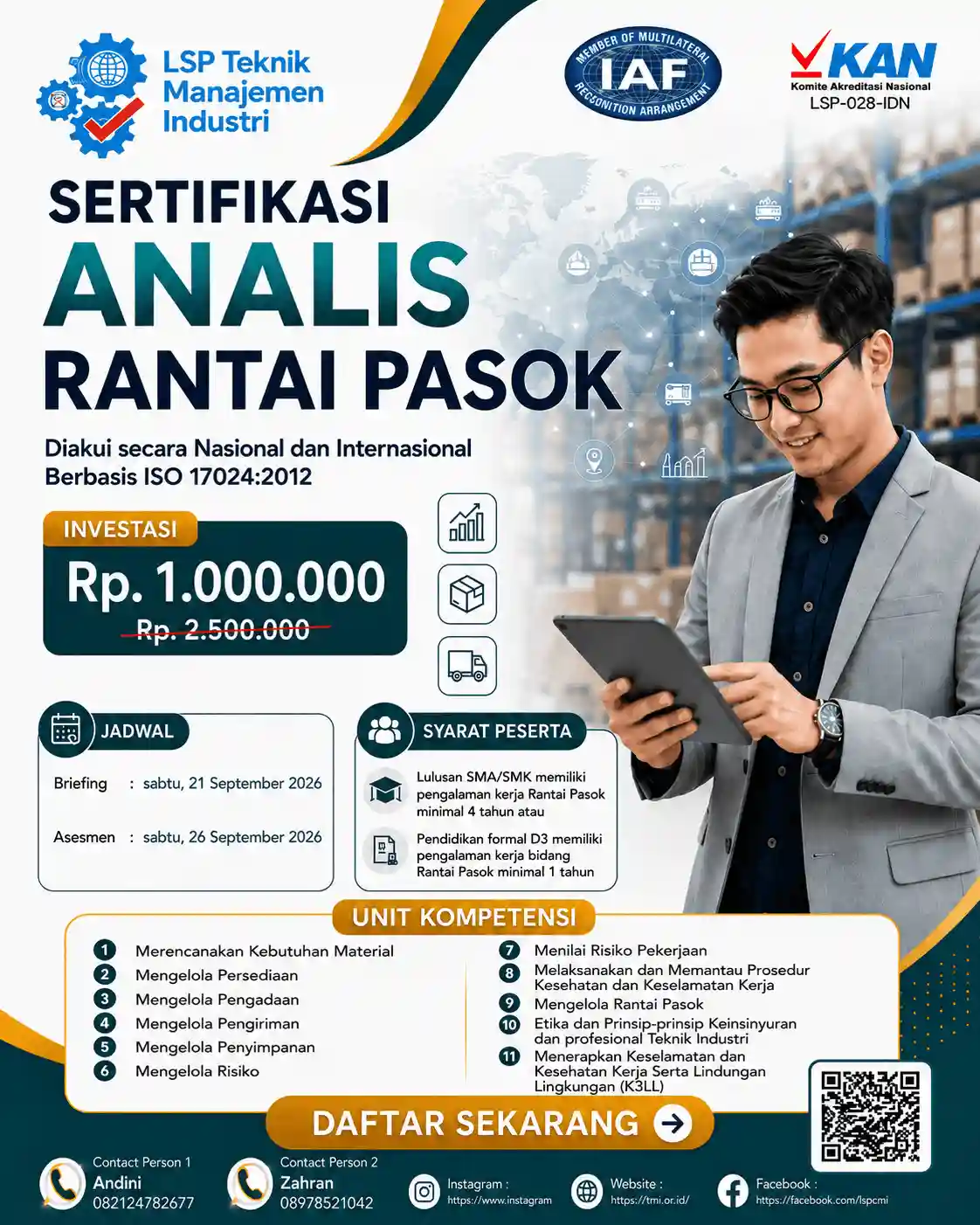 September 2026:  ANALIS RANTAI PASOK