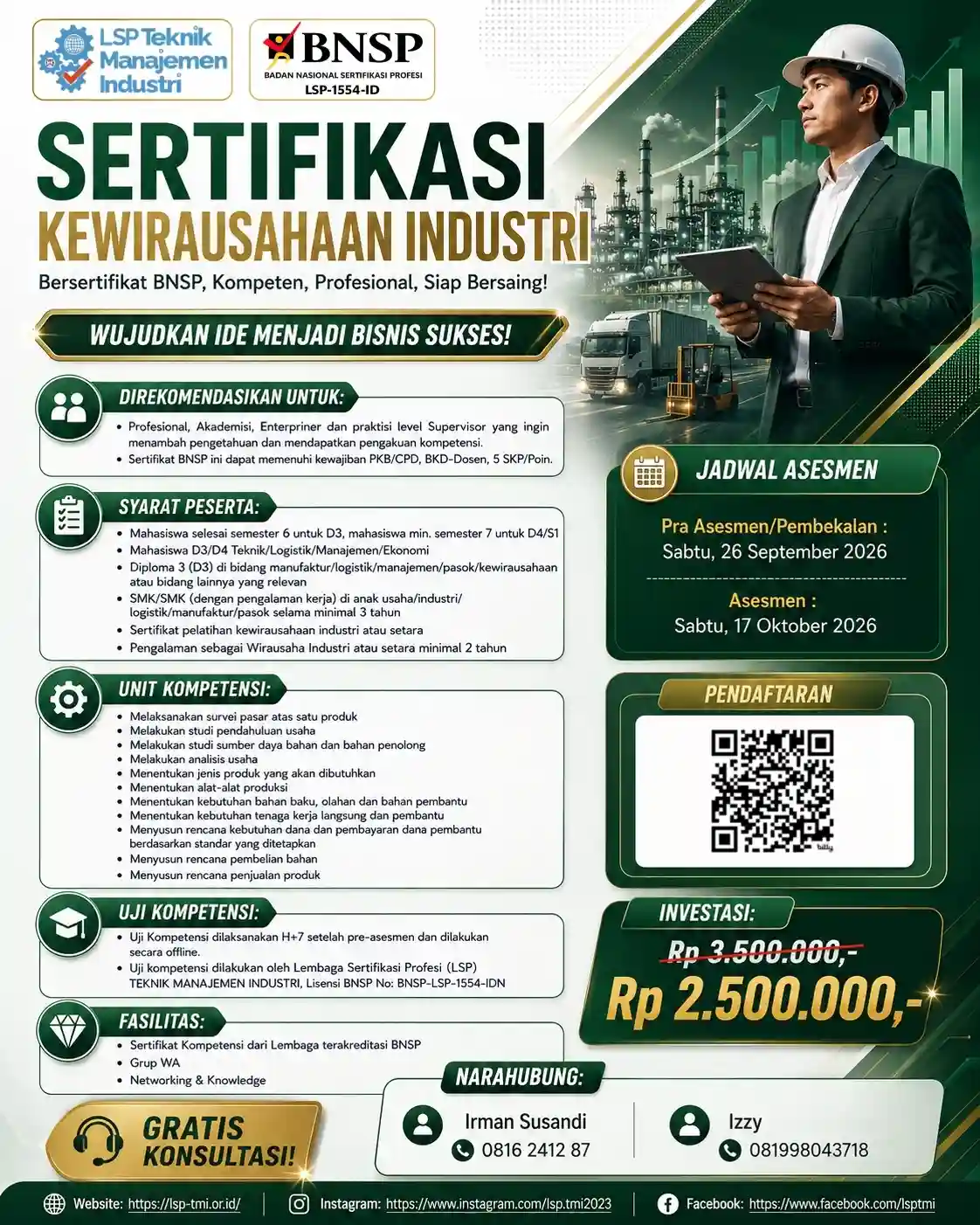 September 2026 : KEWIRAUSAHAAN INDUSTRI