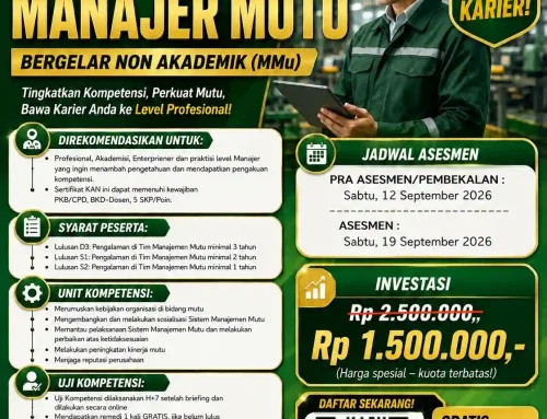 September 2026 : MANAJER MUTU