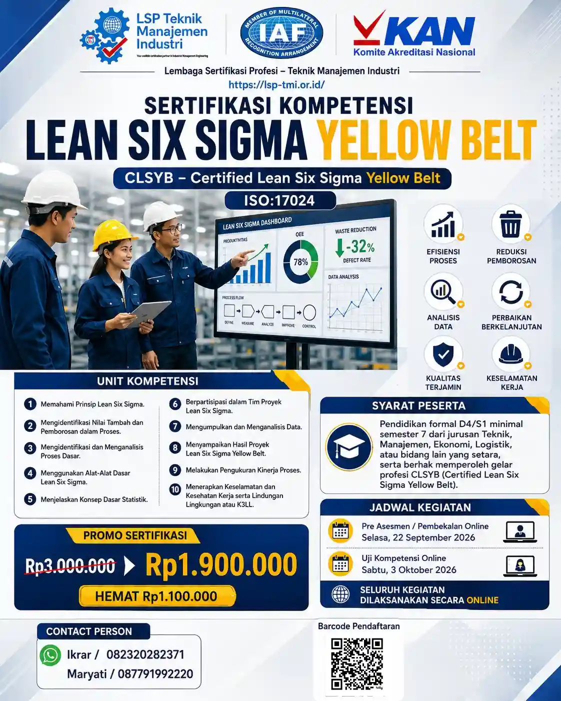 September 2026 : YELLOW BELT LEAN SIX SIGMA