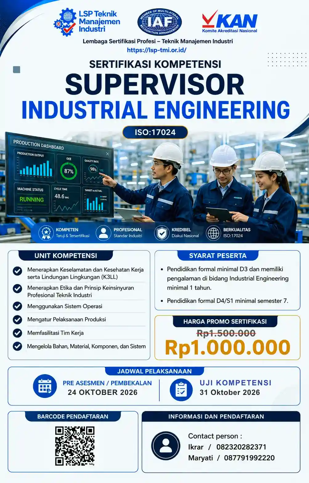 Supervisor Industrial Engineering