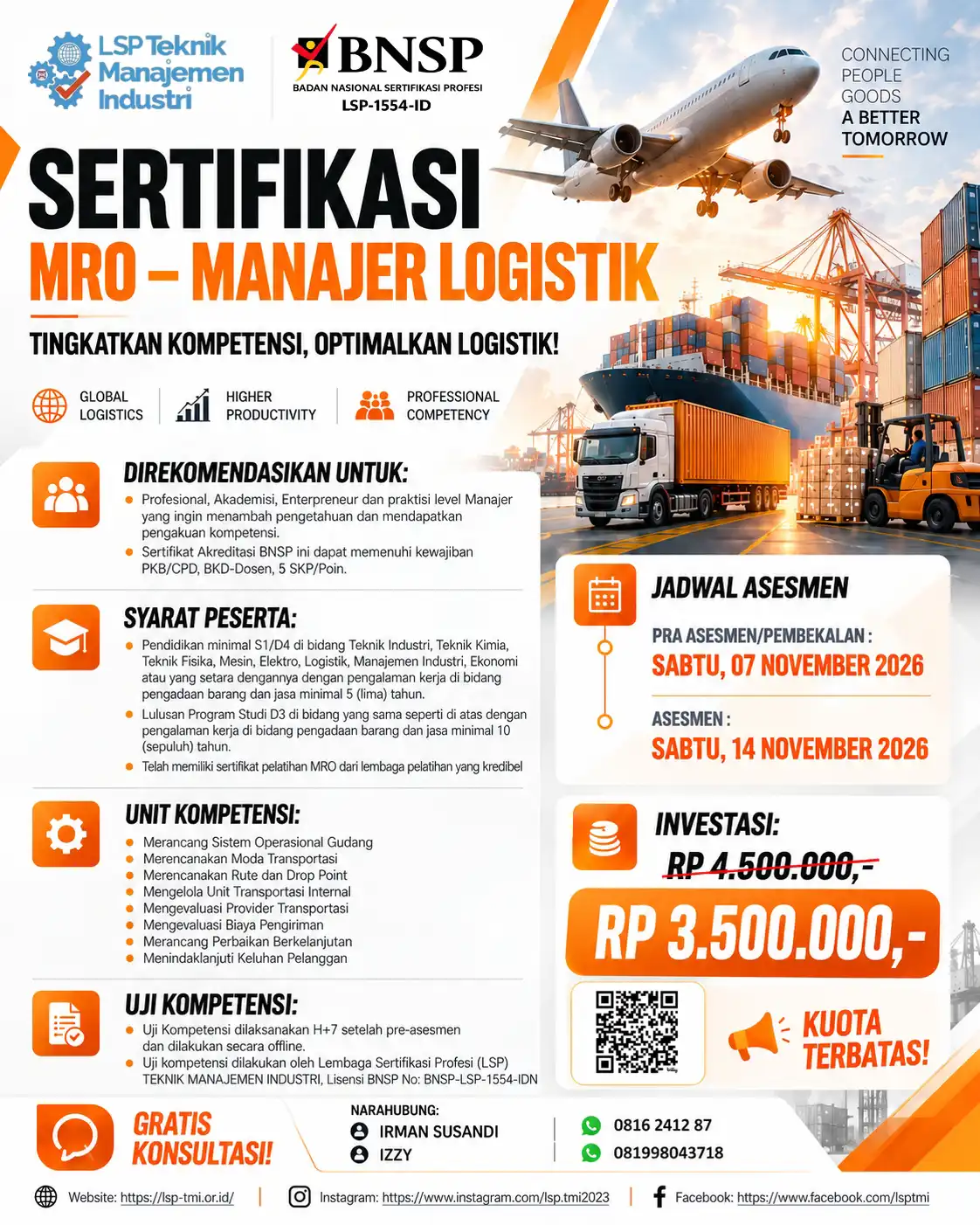 Manajer Logistik MRO