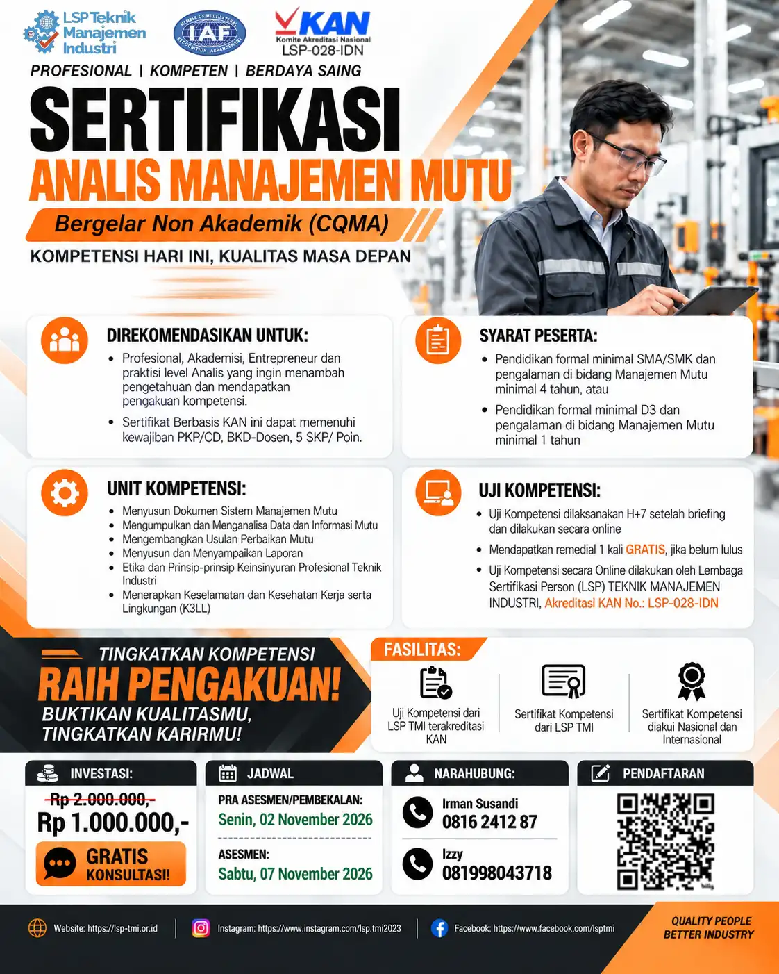 Analis Manajemen Mutu