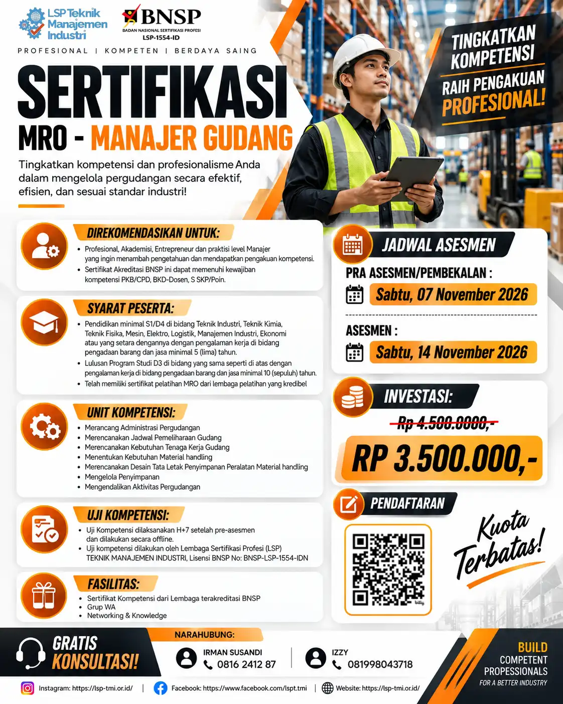 Manajer Gudang MRO