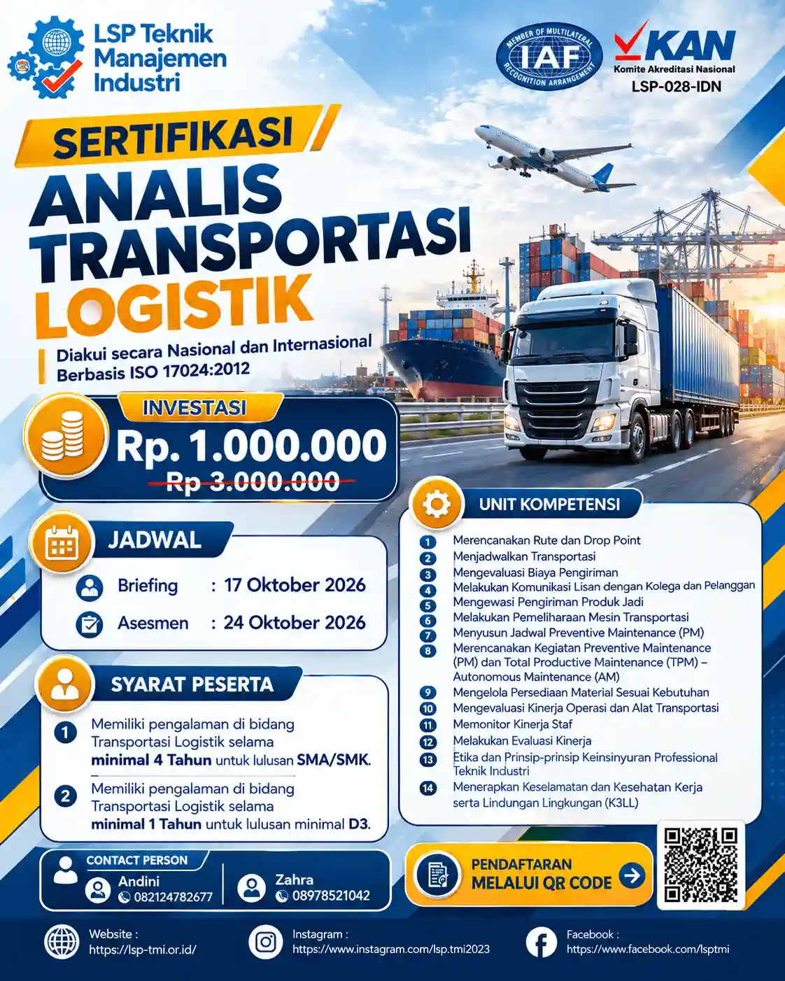 Analis Transportasi Logistik