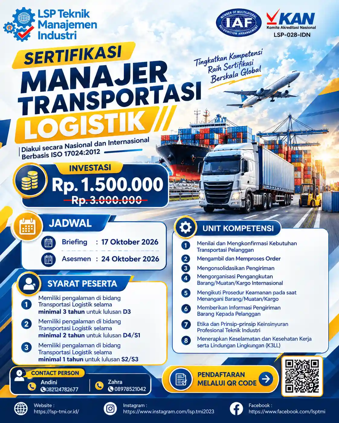 Manajer Transportasi Logistik
