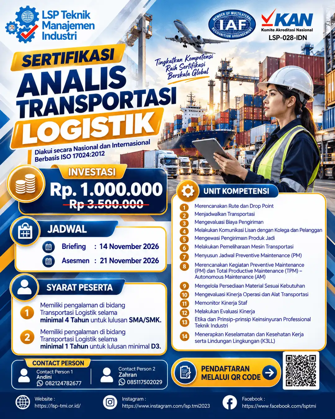 Analis Transportasi Logistik