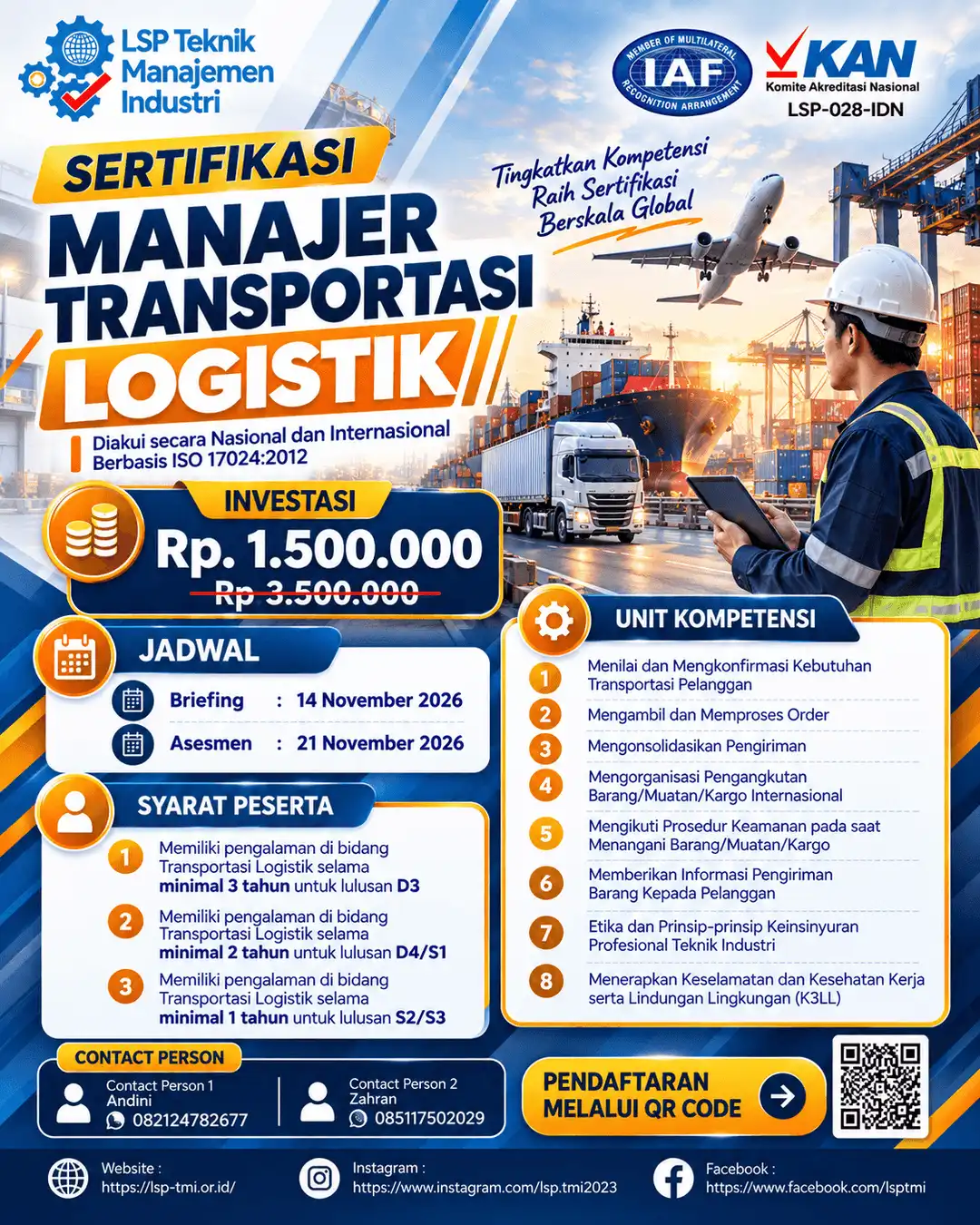 Manajer Transportasi Logistik